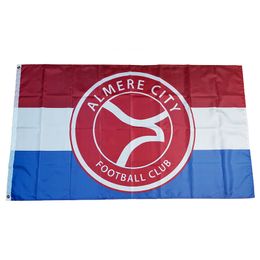 Flag of Netherlands Football Club Almere City FC 3*5ft (90cm*150cm) Polyester flags Banner decoration flying home & garden Festive gifts