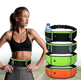 Ao ar livre ciclismo esportes cintura quadril bug cintura saco cinto para mulheres homens dinheiro dinheiro movimento fanny pack executando cintura de ciclismo com suporte de garrafa de água