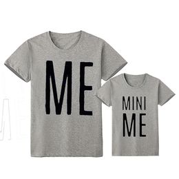 Look and MINI ME Pattern Matching Outfits Children Clothing Dad Son Clothes Family T Shirts Fashion Apparel 210417