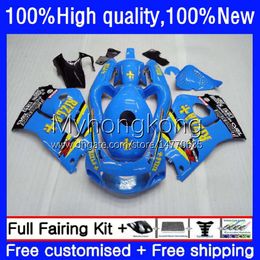 OEM Body For SUZUKI SRAD GSX-R600 GSXR 600 750 RIZLA blue CC GSXR-750 96-00 16No.145 600CC 750CC GSXR750 96 97 98 1999 2000 GSXR600 1996 1997 1998 99 00 Moto Fairing Kit