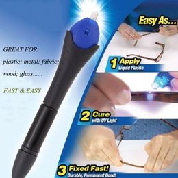 Nähen Vorstellungen Werkzeuge Fix UV-Lichtreparaturkleber Werkzeug Stift Dip Schweißverbund-Kit Superbetriebene Nadelkunst Handwerk mit