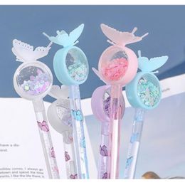 Gel Pens 3pcs /lot Cartoon Fairy Wand Lovely Cute Pen Black Ink School Stationery Student Kid Office Supplies 0.5mm GG66