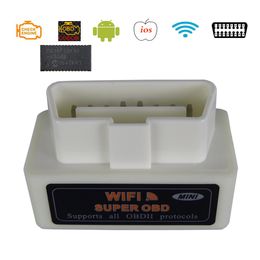 ELM327 WiFi V1.5 OBD2 Car Diagnostic Tools iPhone/Android PIC18F25K80 ELM 327 V 1.5 Wi Fi OBD 2 OBDSCAN Scanner Code Readers