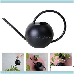 Supplies Patio, Lawn Home & Gardenstainless Steel Watering Can Garden Flower Plants Long Mouth Sprinkling Pot Tools Equipments Drop Delivery