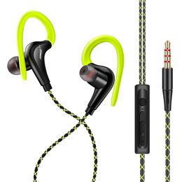 Sports Earphone Hifi Stereo 3.5mm In Ear Earphones Running Headset With Mic For Xiaomi Samsung Huawei MP3 MP4