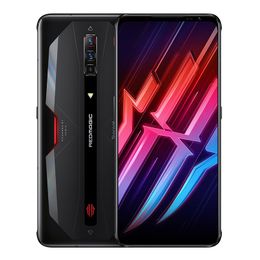 Original Nubia Red Magic 6 5G Mobile Phone Gaming 8GB RAM 128GB ROM Snapdragon 888 64MP Android 6.8" AMOLED Full Screen Fingerprint ID 5050mAh Smart Cell Phone