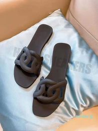 Summer Designer Fashion Flats Sandals Women Slippers Flip Flops Plus big Girls ladies Beach Shoes2021