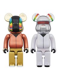 New bearbrick 1000% stupid punk violence building block bear hand in the living room large fashion decoration doll doll gift 70cm