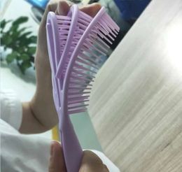 2020 style curly hair comb clean and relieve itching head comb soft ribs massage comb