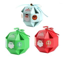 Gift Wrap Candy Packing Box Paper Favor Apple Storage Boxes For Christmas