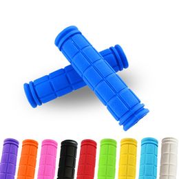 Bicycle Rubber Handlebar Cover Tools Mountain Bike Soft Riding Anti-Slip Handle Sleeve Comfortable Wearable Colourful T2