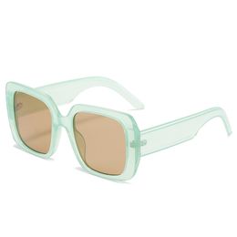 Large square plain Sunglasses Korean ins fashion sunglasses thin glasses sun visors