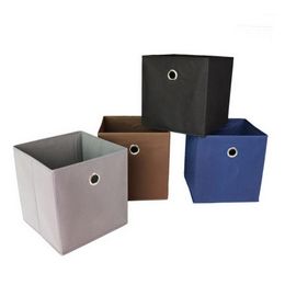 Storage Boxes With Lids No Smell Fabric Clear Baskets Containers Bins Double Cover Organiser Cosmetics Household Bags