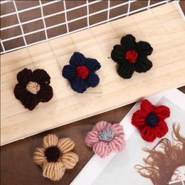 Pins, Brooches Jewelrybeautif Flower Brooch Yarn 3 Piece Party Holiday Festival Drop Delivery 2021 Shf3U