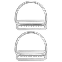 stainless d rings NZ - Pool & Accessories Heavy Duty Scuba Weight Belt Keeper Stainless Steel D-Ring Underwater Diving Holder For Surfing Swimming