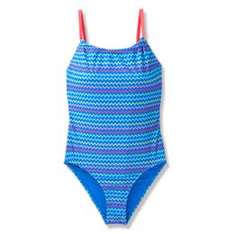 Wave Print Girls Swimsuit Brand New Summer Girl Kids One Piece Swimwear Children Swimming Kid Bathing Suit Monokini A276