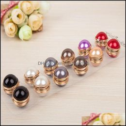 Pins, Brooches Jewellery 2Pcs Muslim Strong Magnet Metal For Women Pearl Round Hijab Pins Magnetic Safety Pin Scarf Buckl Fashion Drop Deliver