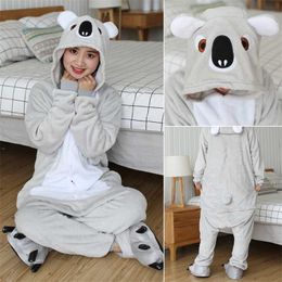 Children's Pyjamas Onesies For Boys Girls Koala Flannel Kids Frog Pijamas Suit Animal Sleepwear Winter Cartoon 211130