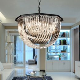 American RH Black Metal E14 Led Pendant Lights Retro Loft Adjustable Chain Hanging Lamp Living Room Lustre Lamparas Fixtures