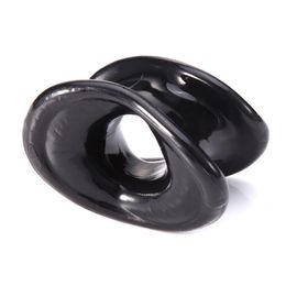 Cockrings Male Scrotum Testicle Squeeze Ring Cage Soft Stretcher Enhancer Delay Ball Sex Toy TK-ing