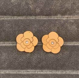 Top Quality Stainless Steel Ear Stud women designers Earings Flower Stamp Logo Printed Trendy Style Jewellery Lady Gift wholesale