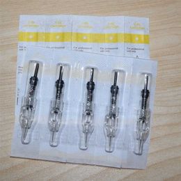 Disposable Microblading Eyebrow Tattoo Needles 1R 3R 5R 3RS 5RS 3F 4F 5F 6F 7F 7M1 Sterilized Permanent Makeup Cartridge 211229