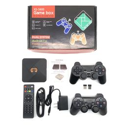 4K HDTV XS 5600 Retro Android TV BOX Game Console for PS1/PSP/SFC/NEO/Arcade/GBA/N64 Video Games players with Classic 5600-in 3D Gaming