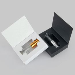 50pcs/lot 3ml Packaging Boxes mini Perfume Bottle With Atomizer And Glass Customizable