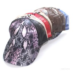 Party Hat Leopard Baseball cap Women's Ponytail caps Summer Fashion Sunshade NET Hats 9 Style T500775