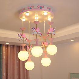 Ceiling Light For Kids Room Hobbyhorse Led Cute Bedroom Lights Girls Baby Girl Lamp Boys Lighting Pendant Lamps