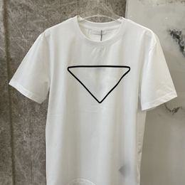 Fashion new luxury designer men's T-shirts short sleeve casual comfort cotton air permeability black and white optional 000006