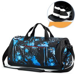 Outdoor Bags Waterproof Oxford Men Women Fitness Bag Shoulder Crossbody Tote Sport Training Gym For Shoes Storage Yoga Travel