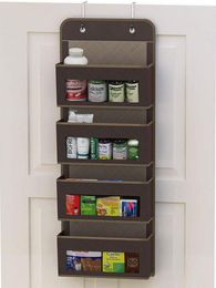 Storage Boxes & Bins Wall-mounted Bag Wall Hanging Large Capacity Non-Woven Fabric ForToy Underwear Socks Home Supplies