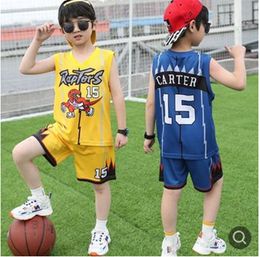 Kids basketball suit Jersey Infant Toddler middle school wear children's training sportswear sweat absorbing