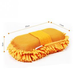 Car Care Microfiber Chenille Wash Sponges pads Mitt Cleaning Washing Glove Microfibre Sponge Cloth Washer307W