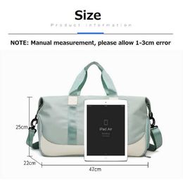 Men Women Sports Gym Bag High Capacity Multifunction Dry And Wet Separation Wimming Bag Lady Yoga Fitness Bag Travel Handbag Y0721