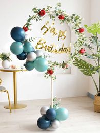 Round Balloon Stand Arch Balloons Wreath Ring for Wedding Decoration Baby Shower Kids Birthday Parties Christmas Ballon Garland 210626