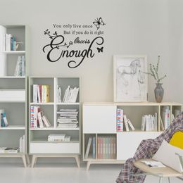 Details about   English Proverbs Carved Wall Stickers Action Figure Removable Decal 39x57cm