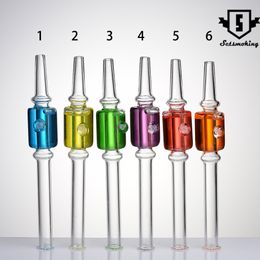 Glass Nectar Collector Straw with Liquid Inside Smoking Accessories Pipe Water Pipes Dab Rig at mr_dabs1847