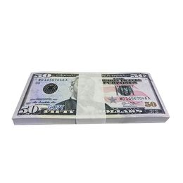 50 Size Movie props party game dollar bill counterfeit currency 1 5 10 20 50 100 face value of US dollars fake money toy gift 1003649457Q4WC1RHM