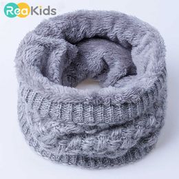 New Winter Scarf for Men Women Children Neck Wool Collar Adult Baby Cotton Thickened Scarves Warm