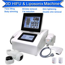 10,000 Shots Liposonix Body Slimming Machine 3D HIFU Face Lifting Wrinkle Removal 2 IN 1 Fat reduction Weight Loss equipment