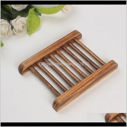 Dishes Wood Dish Wooden Tray Holder Soap Rack Plate Container For Bathroom Wen6754 4Ihqa Jr2Nq