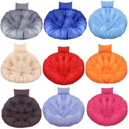 Swing Hanging Basket Seat Cushion Soft Egg Chair Pad for Garden Indoor Outdoor Balcony Rocking Chair Cushion (No Swing Chair) 210716