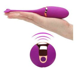 NXY Vibrators 10 Speeds Usb Rechargeable Wireless Remote Control Vibrating Jump Egg Vibrator For Woman Sex Toys 0105