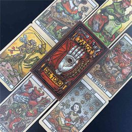 Tarot del Toro A Deck and Guidebook Inspired by the World of Guillermo Novelty BookBeginners Card Game Toy 4 love OUCC