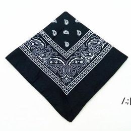 54*54CM Cotton Novelty Double Sided Print Paisley Bandanas Cowboy Bandana Handkerchiefs Paisley Print Head Wrap Scarf GWA9523