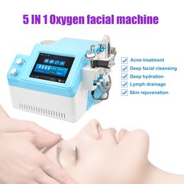 5 in 1 hydro dermabrasion bio microcurrent skin scrubber water microdermabrasion oxygen spray gun blackhead removal acne removal spa salon