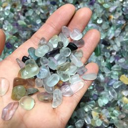 100/200gNatural Green Fluorite Crystal Fluorspar Gravel Rock Quartz Raw Gemstone Mineral Specimen Garden Decoration Energy Stone