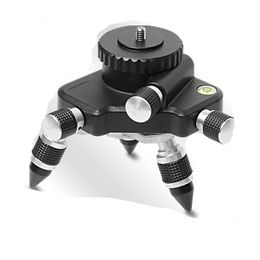 Laser Level Tripod 360-Degree Turning Rotating Micro-adjust Fine Pivoting Base for Connector 1/4 Threaded Mount